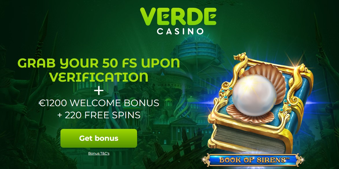 Book of Sirens launched from the Verde Casino mobile lobby